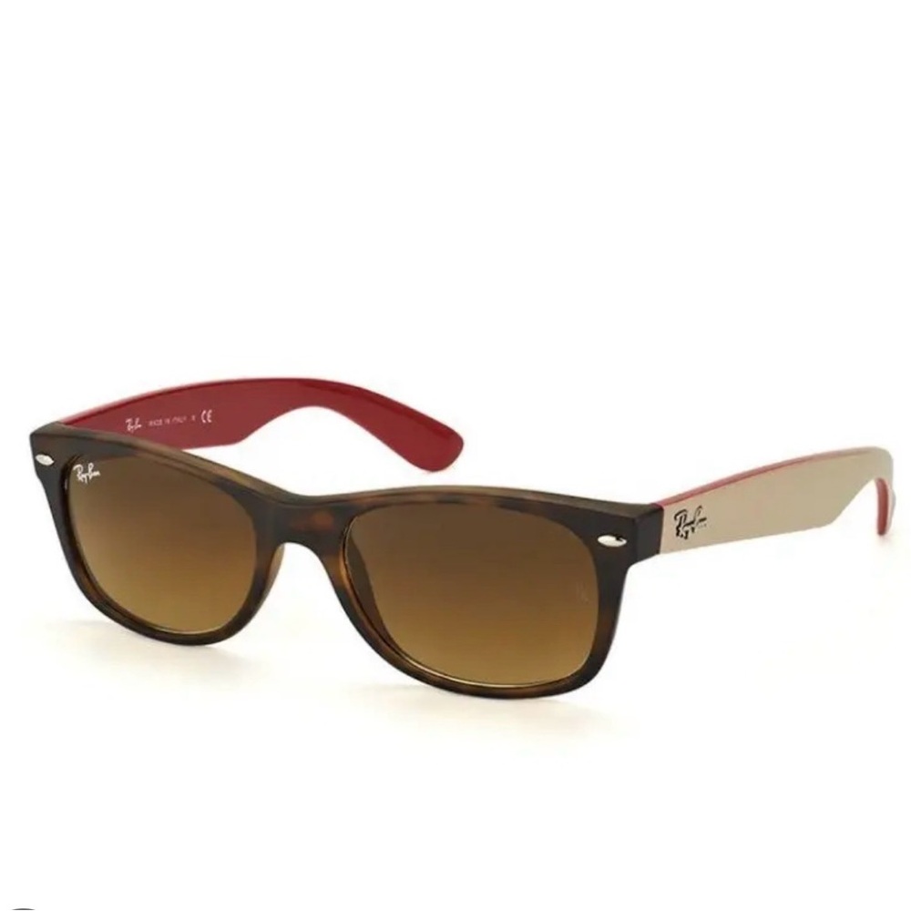 Ray-Ban Erika Wayfarer Sunglasses with Brown Case Tortoise Brown lens